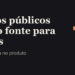 Imagem de capa do artigo “Dados públicos como fonte para LLMs: o que muda no produto”, com o título em destaque sobre fundo escuro e barras abstratas.